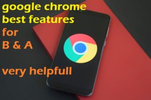 google chrome features