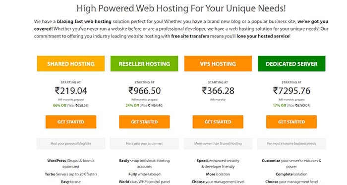 a2 hosting hindi
